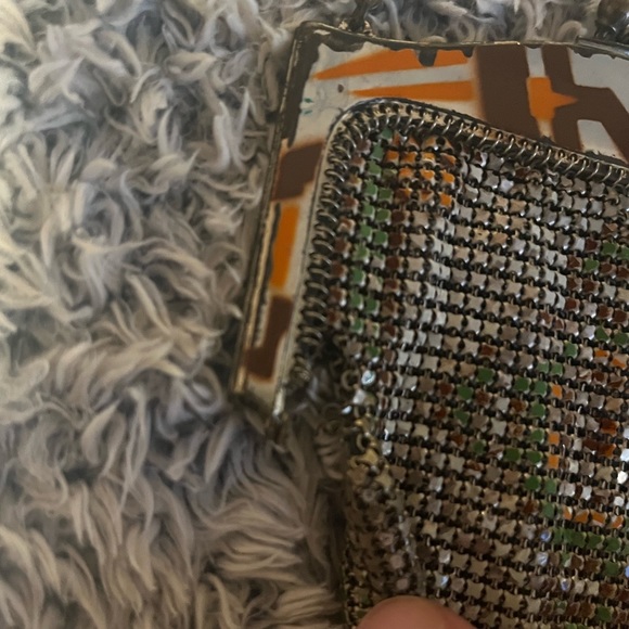 VINTAGE PETITE WHITING & DAVIS  MESH BAGS CHAIN MAIL ART NOUVEAU/ART DECO PURSES - Picture 4 of 8